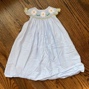 Classic Whimsy Smocked Daisy Dress